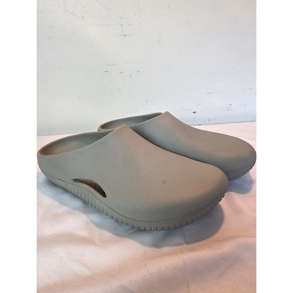 Crocs Mellow Recovery Clog Atmosphere Grey Mens 11 Slip On Mules 208392-1FT